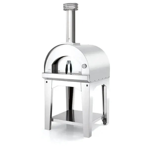 Stainless Steel Pizza Oven With Mobile Cart Stand 1