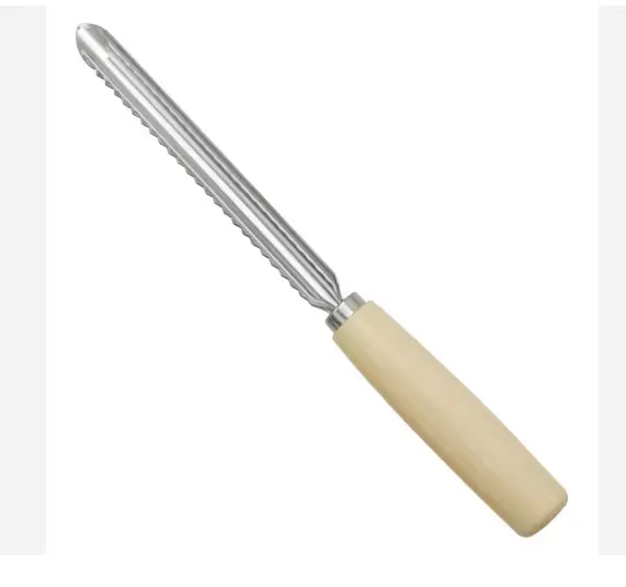 Stainless Steel Vegetable Corer With Ergonomic Wooden Handle – 1 Piece 1