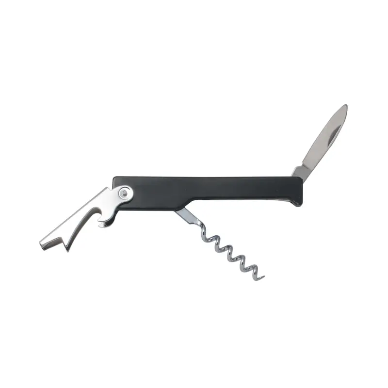 Stainless Steel Waiter’S Corkscrew – Matte Black Finish 1