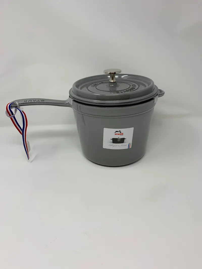 Staub 3-Quart Stainless Steel-Lined Saucepan With Lid 1