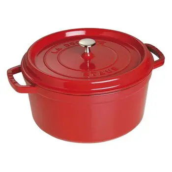 Staub 4-Quart Enameled Cast Iron Round Cocotte 1
