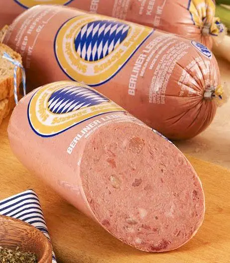 Stiglmeier Coarse Berliner Liver Sausage – Approx. 1 Pound 1
