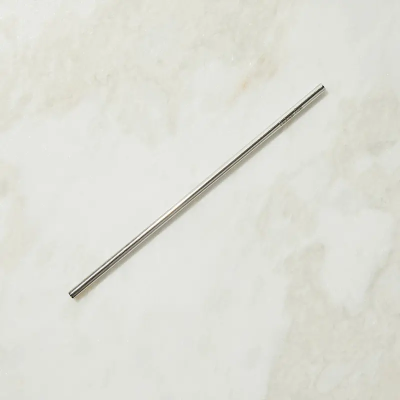 Straight Stainless Steel Drinking Straw – 8.5 Inch 1