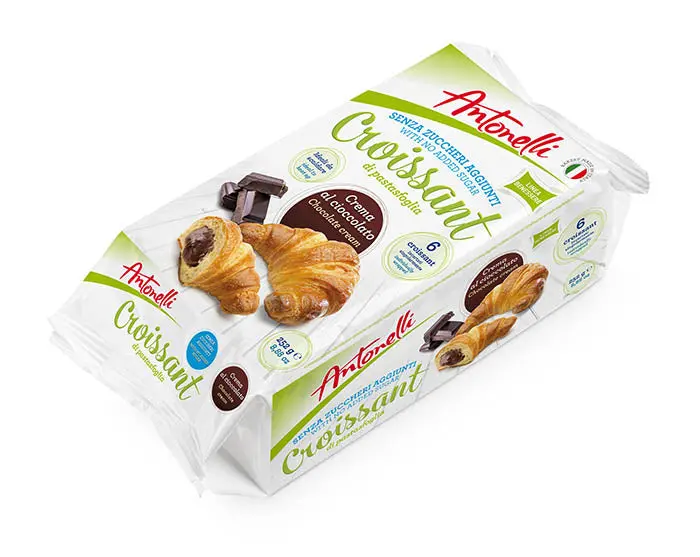 Sugar-Free Cocoa Croissants By Antonelli – 6-Pack (250G) 1