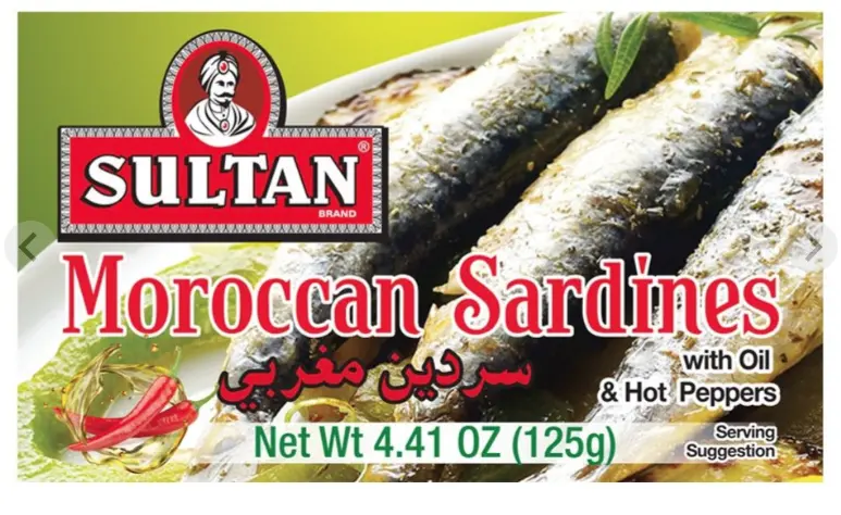 Sultan Moroccan Sardines In Oil & Chili – 125G Tin 1