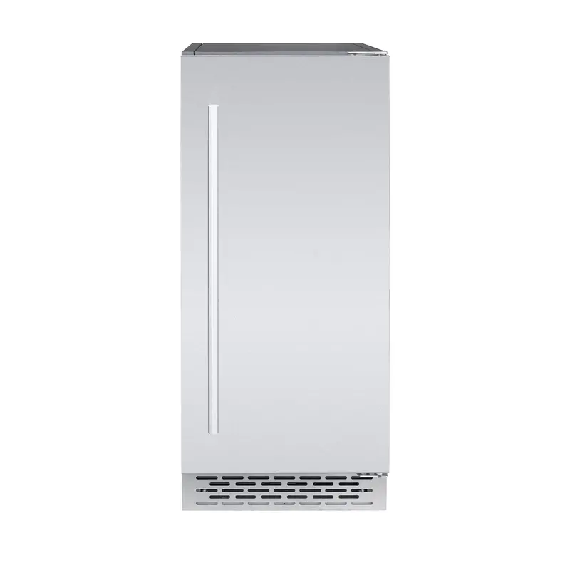 Summerset 15-Inch Outdoor Ice Maker – Solid-Door Built-In Unit 1