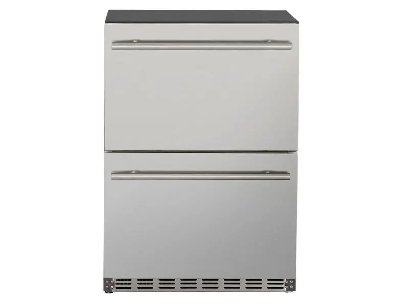 Summerset 24-Inch Outdoor Refrigerator With Pull-Out Drawers 1