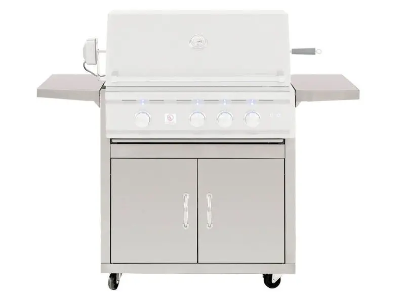 Summerset 32-Inch Trl Pro Grill Cart With Fold-Down Side Shelf 1