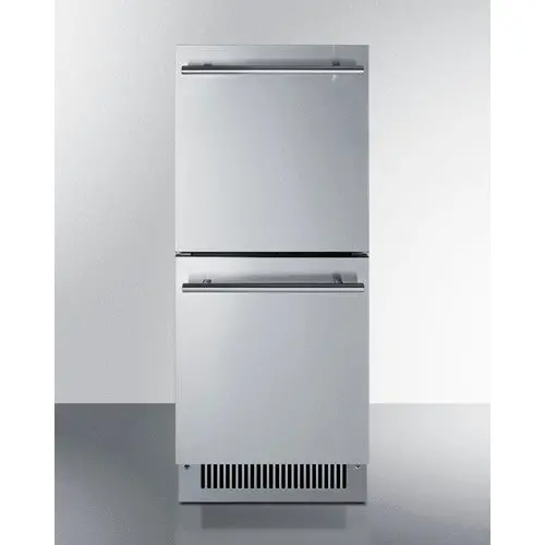 Summit 15" Outdoor Ada Refrigerator – Drawer-Based Storage 1