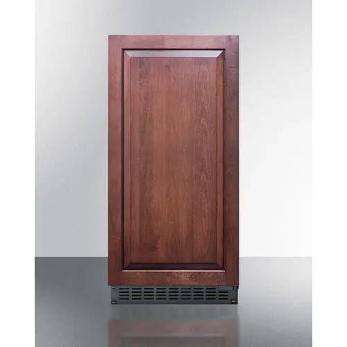 Summit 15" Outdoor Ice Maker – Custom-Panel Compatible Solid Door 1