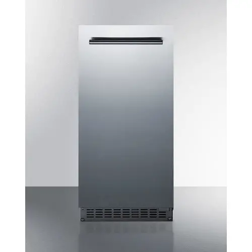 Summit 15" Outdoor Icemaker – Sleek Solid-Door Finish 1