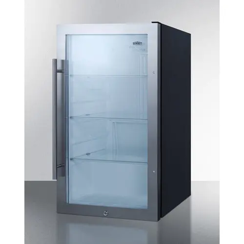 Summit 19-Inch Outdoor Ada Beverage Center – Tempered Glass Door & Security Lock 1