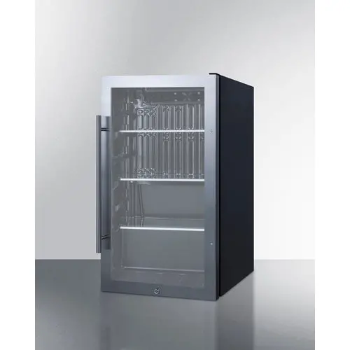 Summit 19-Inch Outdoor Ada-Compliant Beverage Center – Glass Door With Lock 1