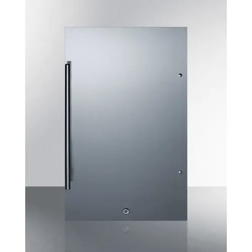 Summit 19" Outdoor Refrigerator – Low-Profile Locking Door 1