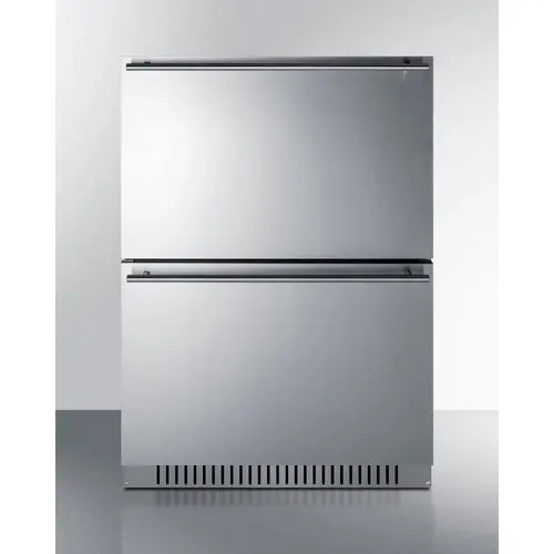 Summit 24" Outdoor Ada Refrigerator – Integrated Drawer Storage 1