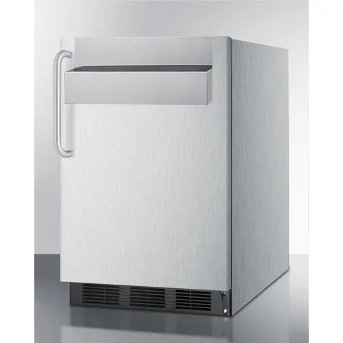 Summit 24" Outdoor Refrigerator – Simplified Solid Door Design 1