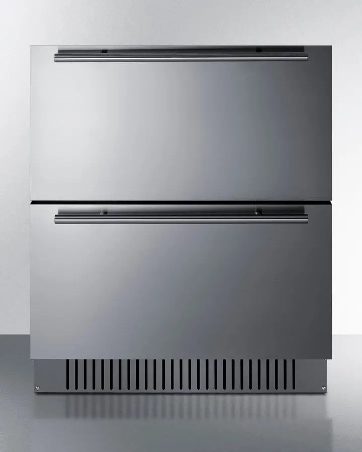 Summit 27" Outdoor Refrigerator – High-Capacity Drawer Layout 1