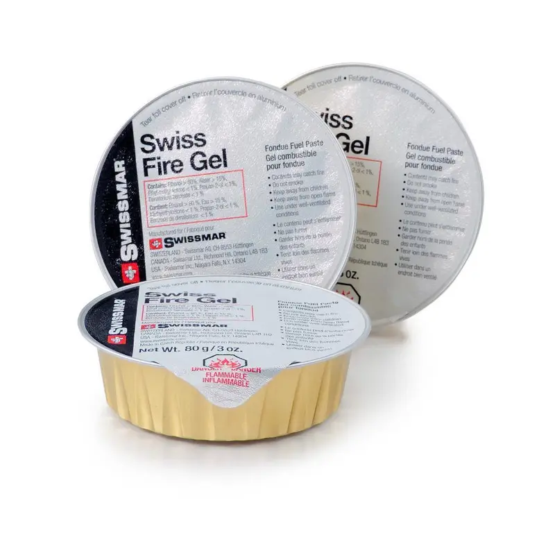 Swiss Fire Gel Fuel – Triple-Pack (3 X 3-Cans) For Fondue Burners 1