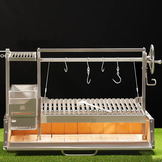 Tagwood Built-In Argentine-Style Santa Maria Grill – Wood & Charcoal Fired 1