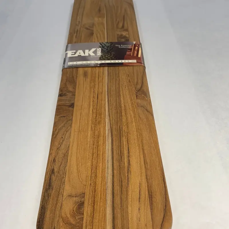 Teakhaus Natural Grain Rectangular Serving Board 1