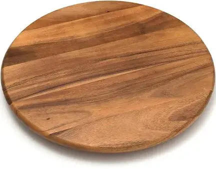 Teakhaus Solid Wood Round Serving Board 1