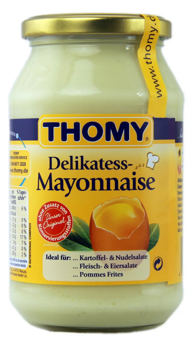 Thomy Classic Mayonnaise – 250Ml Glass Jar 1