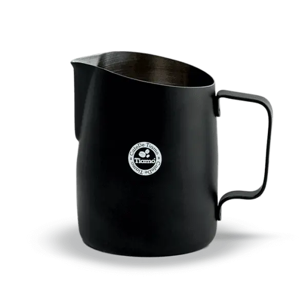 Tiamo Black Tapered Coloured Milk Jug 1