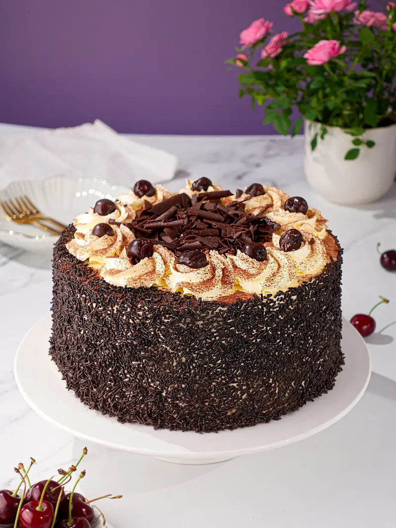 Traditional Black Forest Gateau – Handcrafted Chocolate Cherry Cake 1