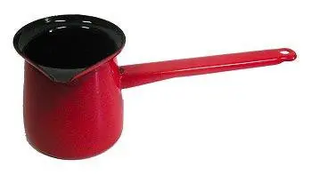 Traditional Enamel Coffee Pot – Compact Size No. 4 (Stovetop Compatible) 1