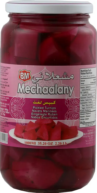 Traditional Lebanese Pickled Turnips – Mechaalany, 1L Jar 1