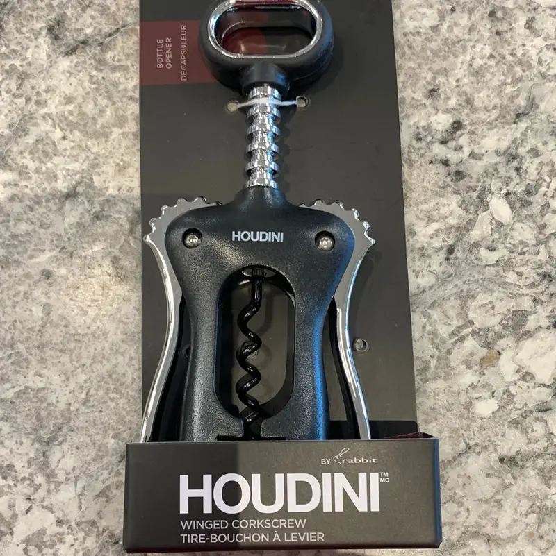 Traditional Winged Corkscrew With Ergonomic Handles 1