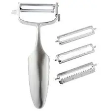 Triple-Blade Vegetable Peeler Set – Swivel, Y, And Straight 1
