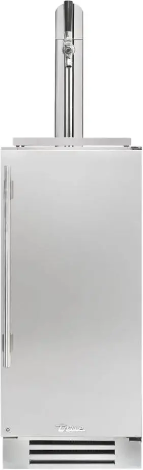 True 15" Outdoor Locking Solid-Door Beverage Dispenser 1