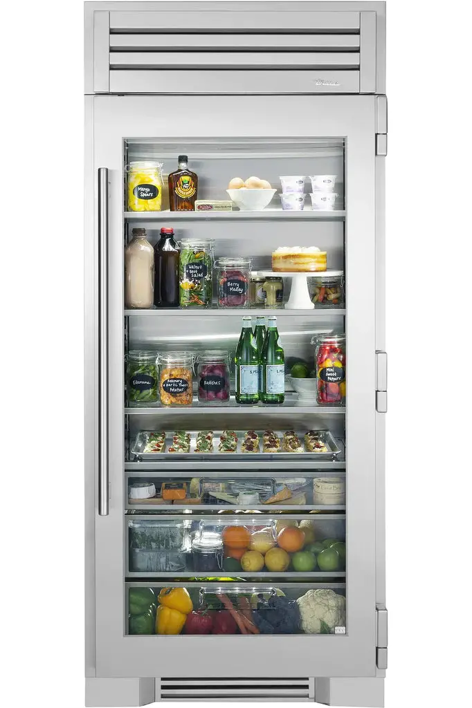 True 36-Inch Indoor Refrigerator – Glass-Door Commercial-Style Unit 1