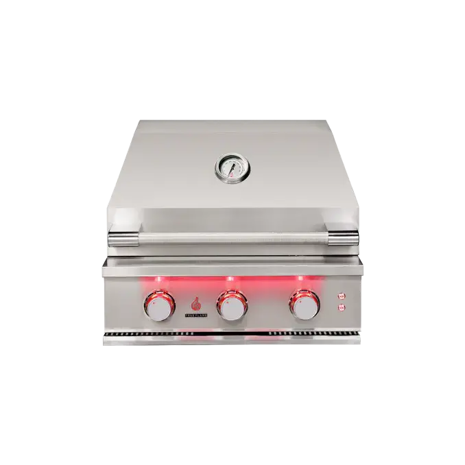 Trueflame 25" 3-Burner Gas Grill – Compact Freestanding Propane Grill 1