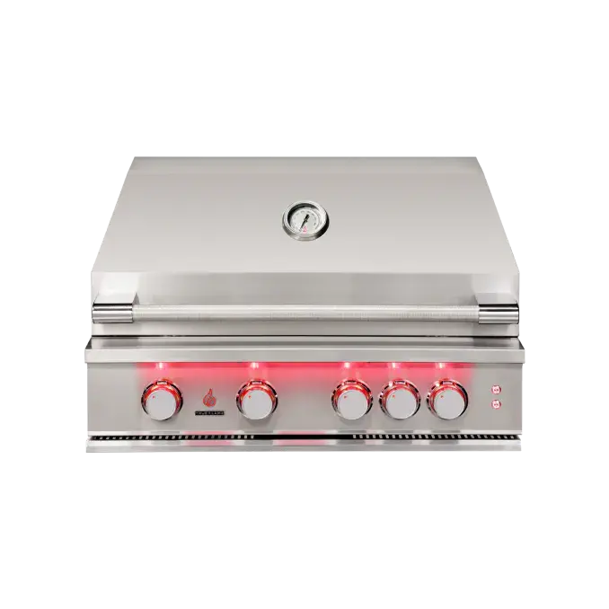 Trueflame 32" 4-Burner Gas Grill – Versatile Freestanding Outdoor Cooking Center 1