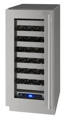 U-Line 15-Inch Outdoor Wine Cooler – Locking Glass Door 1