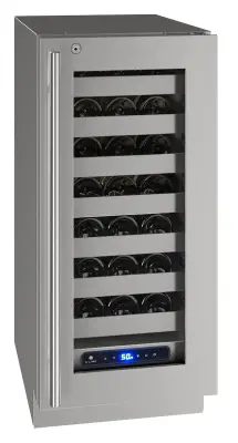 U-Line 15-Inch Slim Outdoor Wine Refrigerator – Secure Glass Door 1