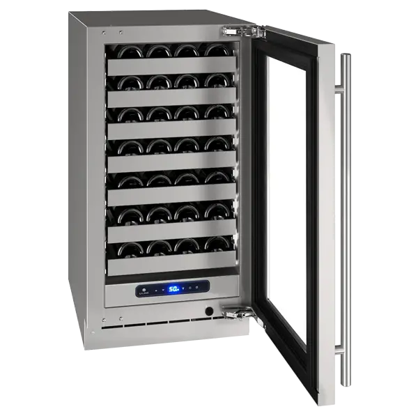 U-Line 18-Inch Outdoor Wine Chiller – Tempered Glass Door 1