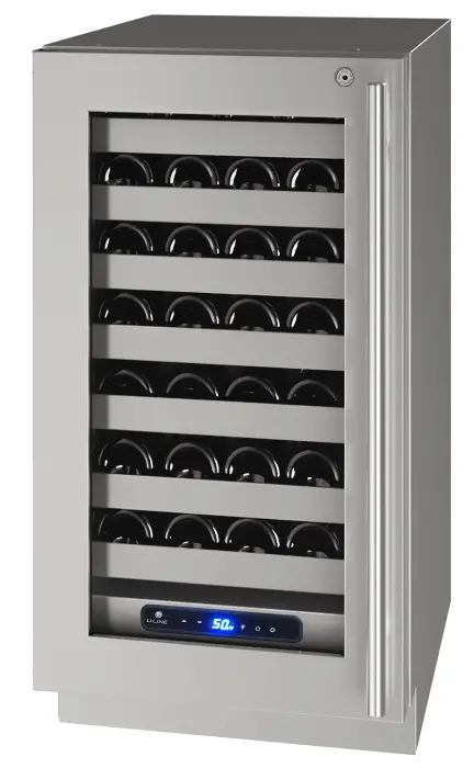 U-Line 18-Inch Outdoor Wine Cooler – Locking Glass Door 1