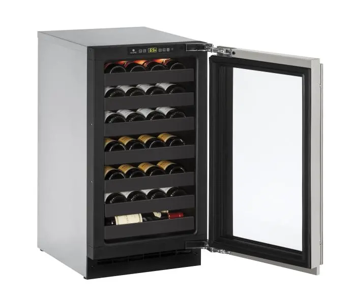 U-Line 18-Inch Outdoor Wine Cooler – Sleek Glass Door Design 1