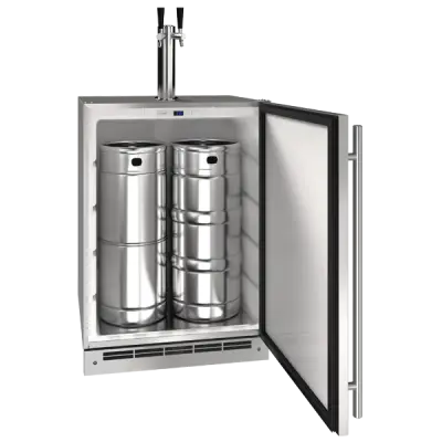 U-Line 24-Inch Outdoor Kegerator – Solid-Door Draft System 1
