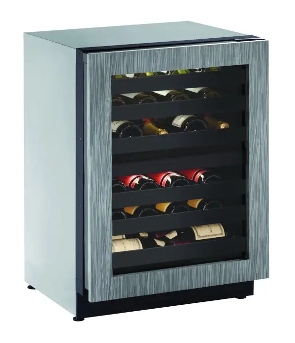 U-Line 24-Inch Outdoor Wine Cooler – Custom-Panel Glass Door 1