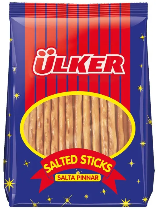 Ulker Salted Crispy Snack Sticks – 220G (7.76Oz) Bag 1