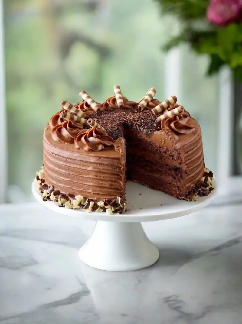 Ultimate Chocolate Layer Cake – Rich, Multi-Tiered Indulgence 1