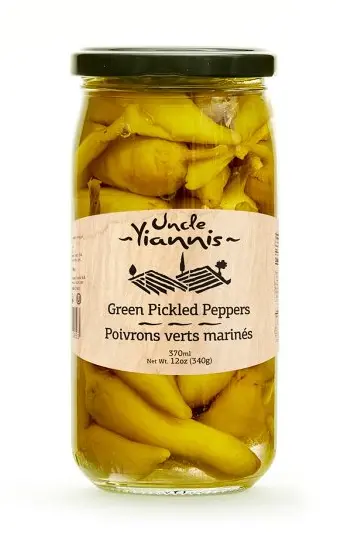 Uncle Yiannis Green Pickled Peppers (Pepperoncini) – 370Ml 1