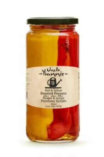 Uncle Yiannis Roasted Red And Yellow Bell Peppers – 16.9 Fl Oz (500 Ml) 1
