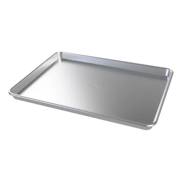 Uncoated Aluminum Half-Sheet Pan – Commercial-Grade Baking Tray 1