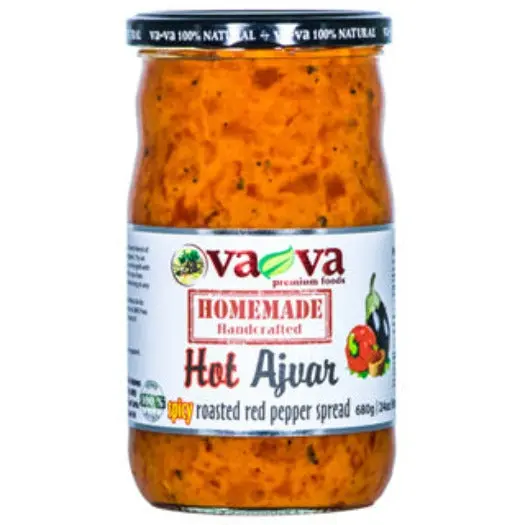 Vava Homemade Spicy Ajvar, 24 Oz (680G) 1