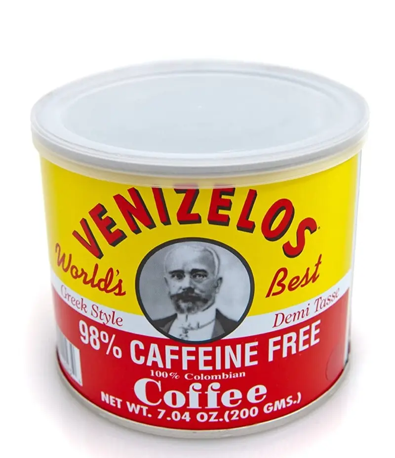 Venizelos Decaffeinated Greek-Style Ground Coffee – 98% Caffeine-Free, 200G 1
